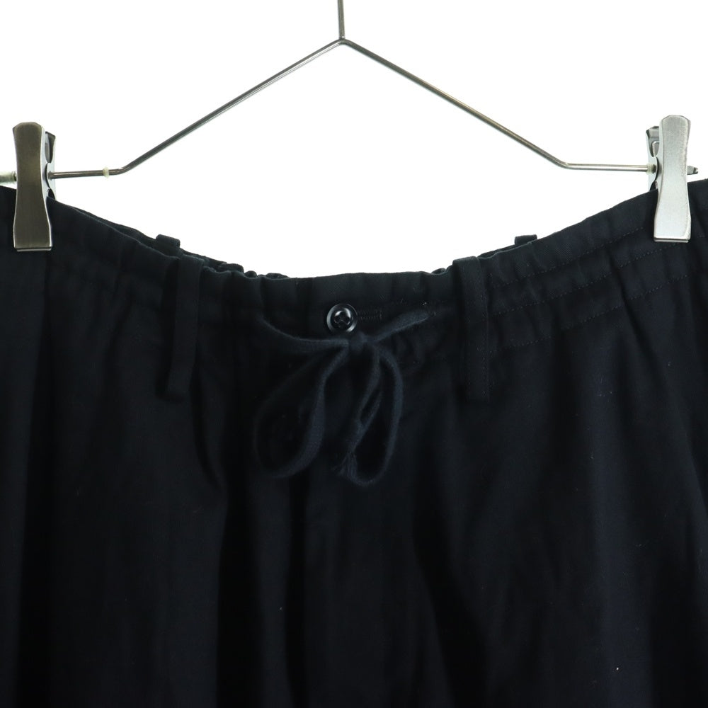 s'yte(サイト) COTTON GABARDINE SAROUEL PANTS コットンギャバジン サルエルパンツ ブラック UK-P44-033