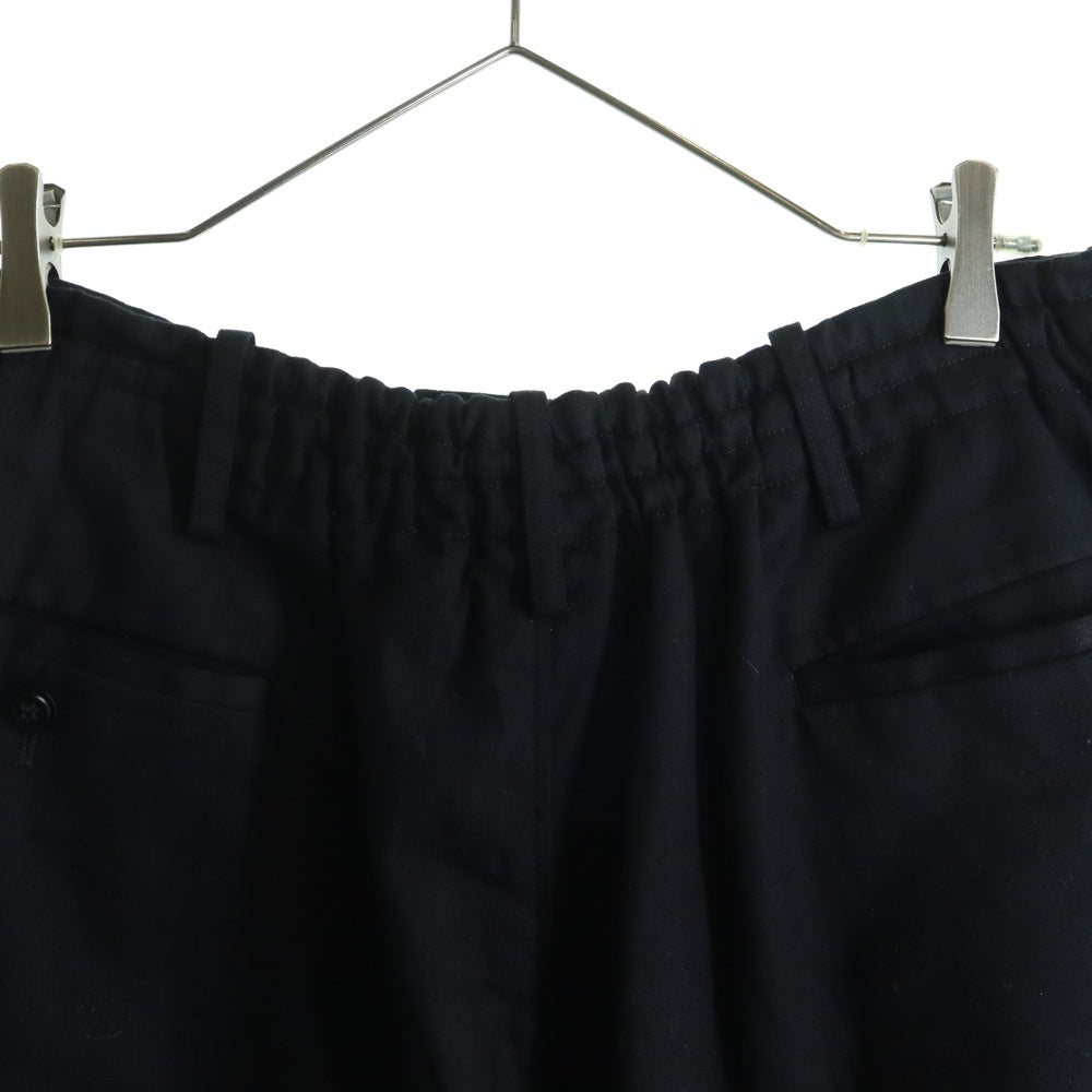 s'yte(サイト) COTTON GABARDINE SAROUEL PANTS コットンギャバジン サルエルパンツ ブラック UK-P44-033