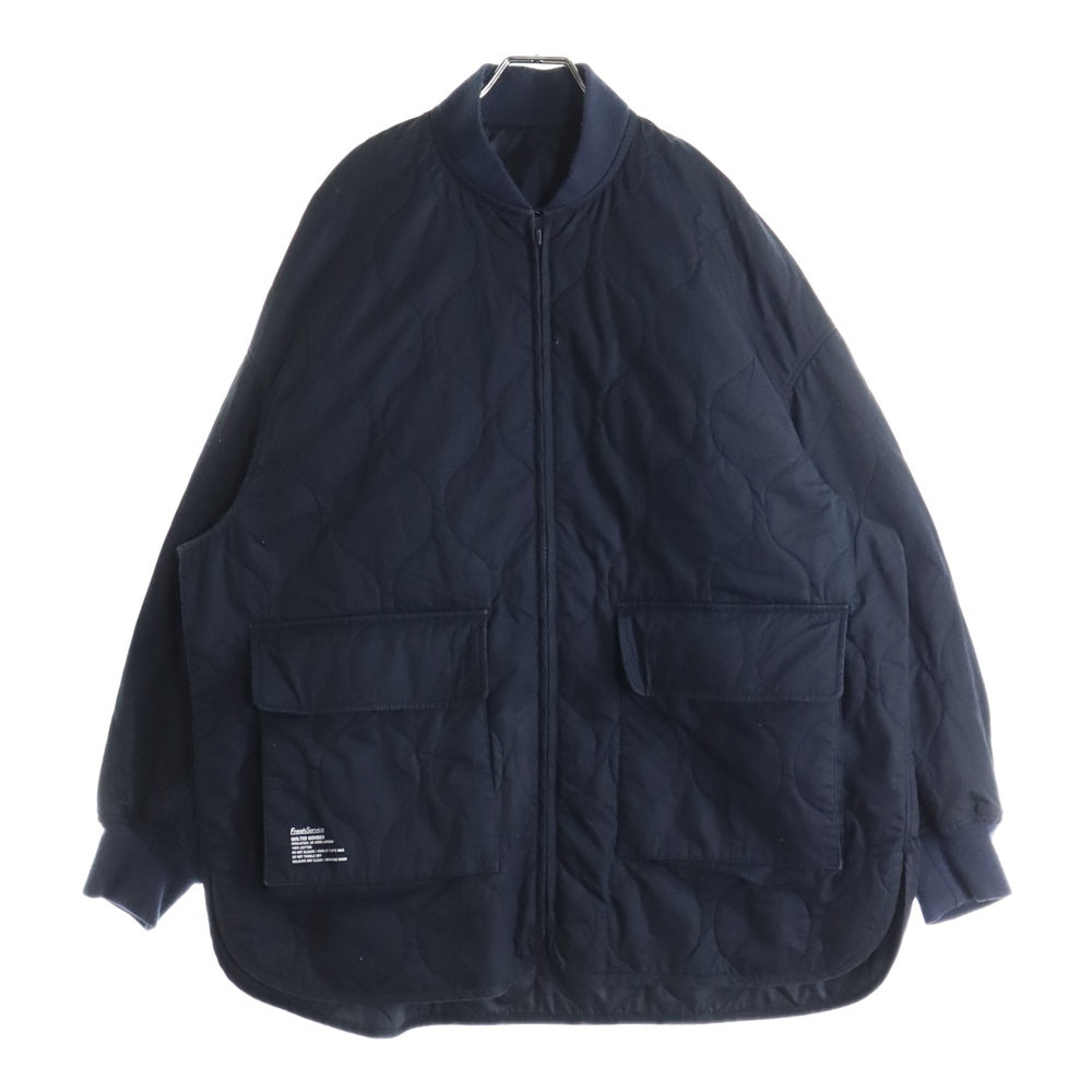 FreshService(フレッシュサービス) 22AW QUILTED BOMBER キルティング ボンバー ジップアップ ジャケット ブラック FSW-22-CT_84