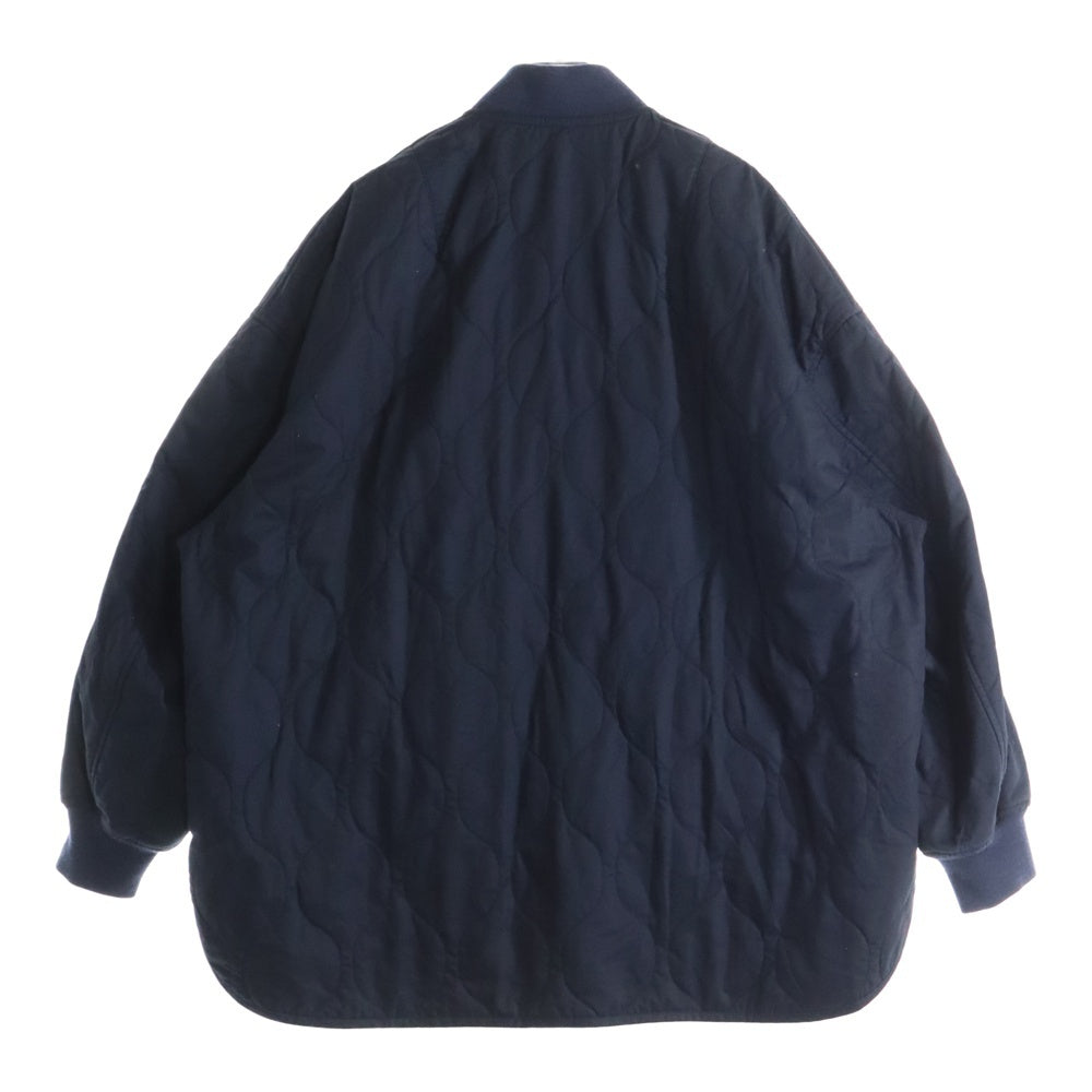 FreshService(フレッシュサービス) 22AW QUILTED BOMBER キルティング ボンバー ジップアップ ジャケット ブラック FSW-22-CT_84