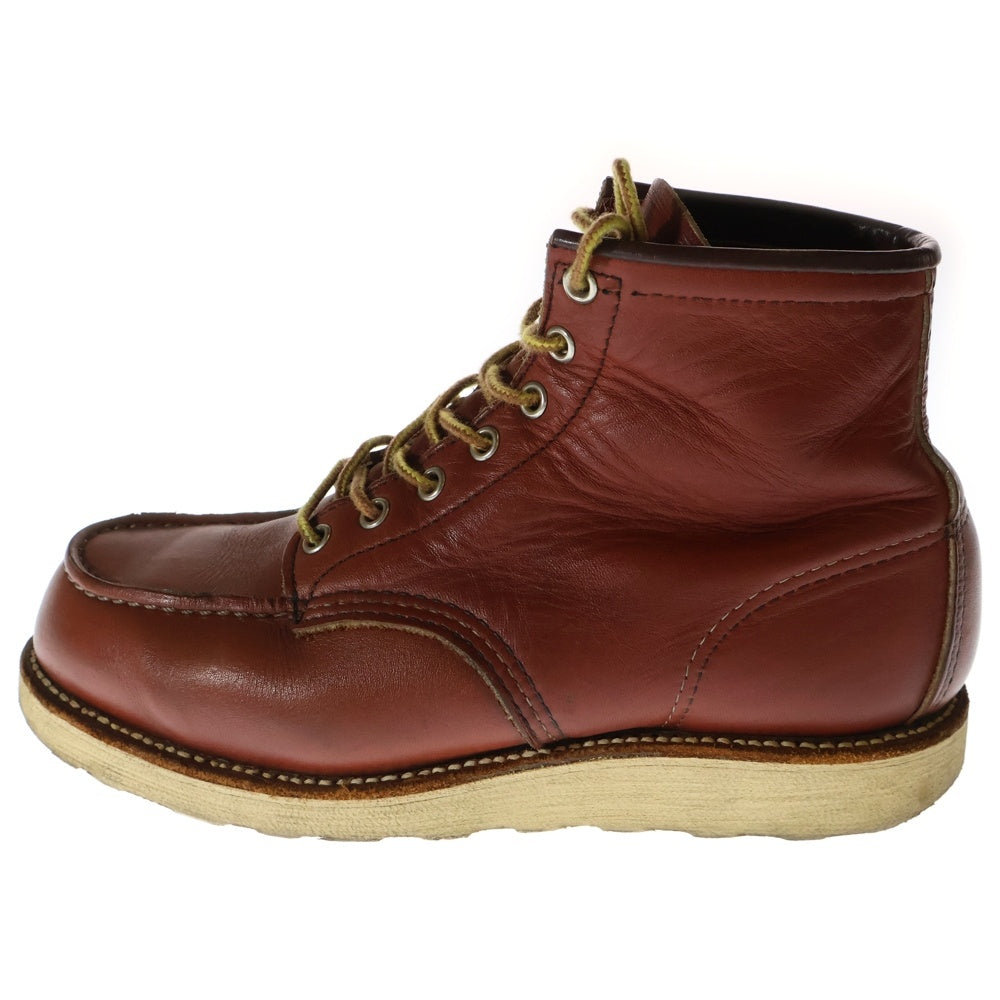 RED WING(レッド ウイング) 00-90SS 8875 刺繍羽タグ IRISH SETTER MOC TOE CLASSIC WORK BOOTS アイリッシュセッター モックトゥ レザー クラシック ワークブーツ ブラウン ブラウン