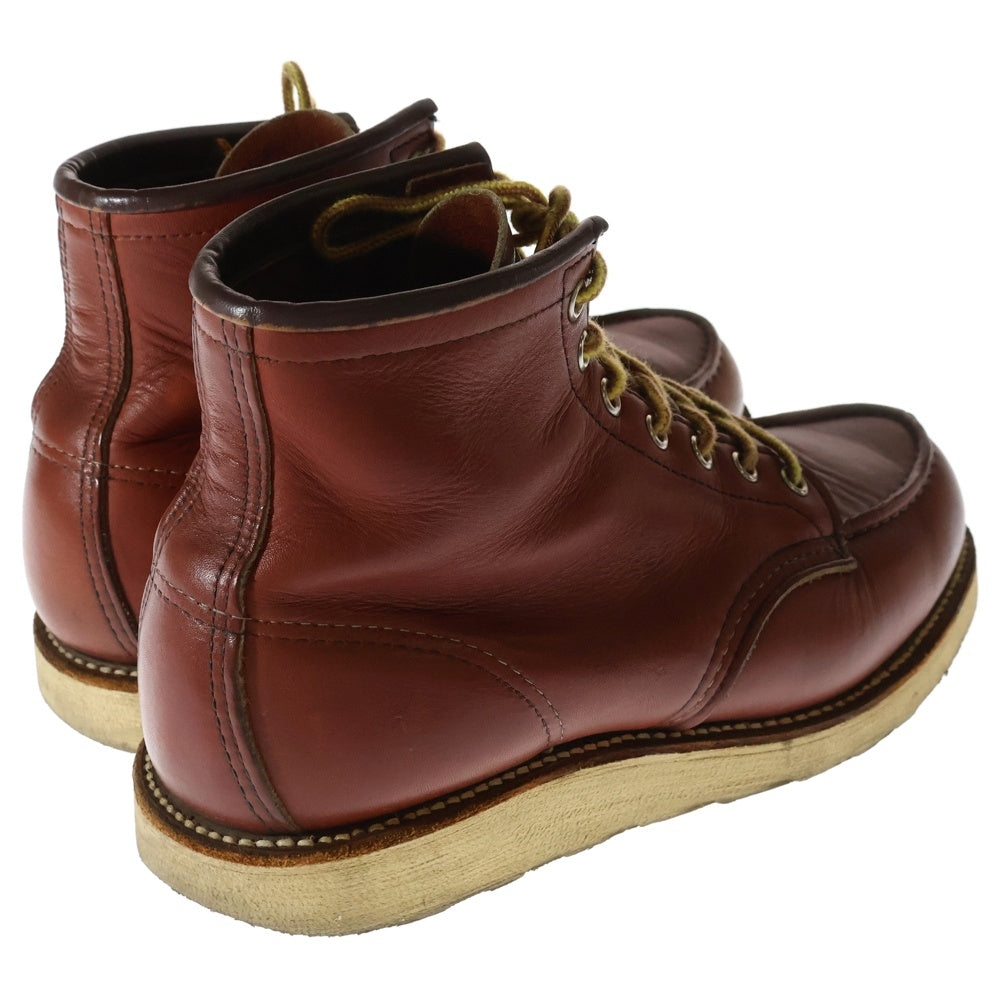 RED WING(レッド ウイング) 00-90SS 8875 刺繍羽タグ IRISH SETTER MOC TOE CLASSIC WORK BOOTS アイリッシュセッター モックトゥ レザー クラシック ワークブーツ ブラウン ブラウン
