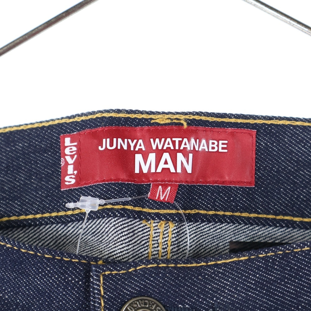 JUNYA WATANABE COMME des GARCONS(ジュンヤワタナベ コムデギャルソン) 24SS ×Levis リーバイス ジップフライ リジッドデニム インディゴ WM-P907 AD2023
