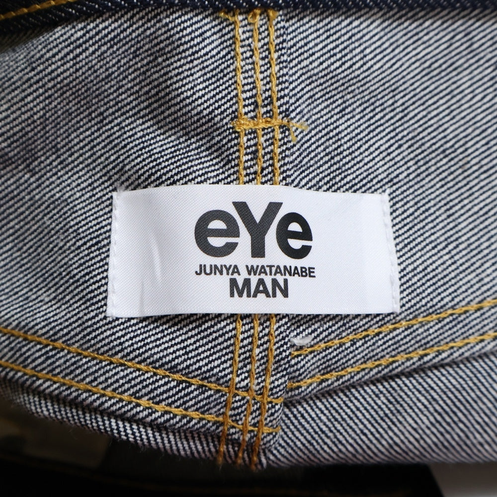 JUNYA WATANABE COMME des GARCONS(ジュンヤワタナベ コムデギャルソン) 24SS ×Levis リーバイス ジップフライ リジッドデニム インディゴ WM-P907 AD2023