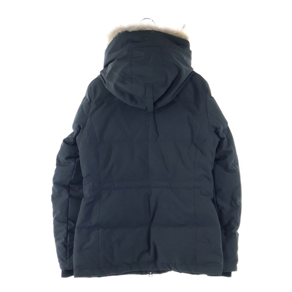 CANADA GOOSE(カナダグース) CHELSEA PARKA チェルシーパーカー ジップアップフーデットファーダウンジャケット レディース ブラック 3804L