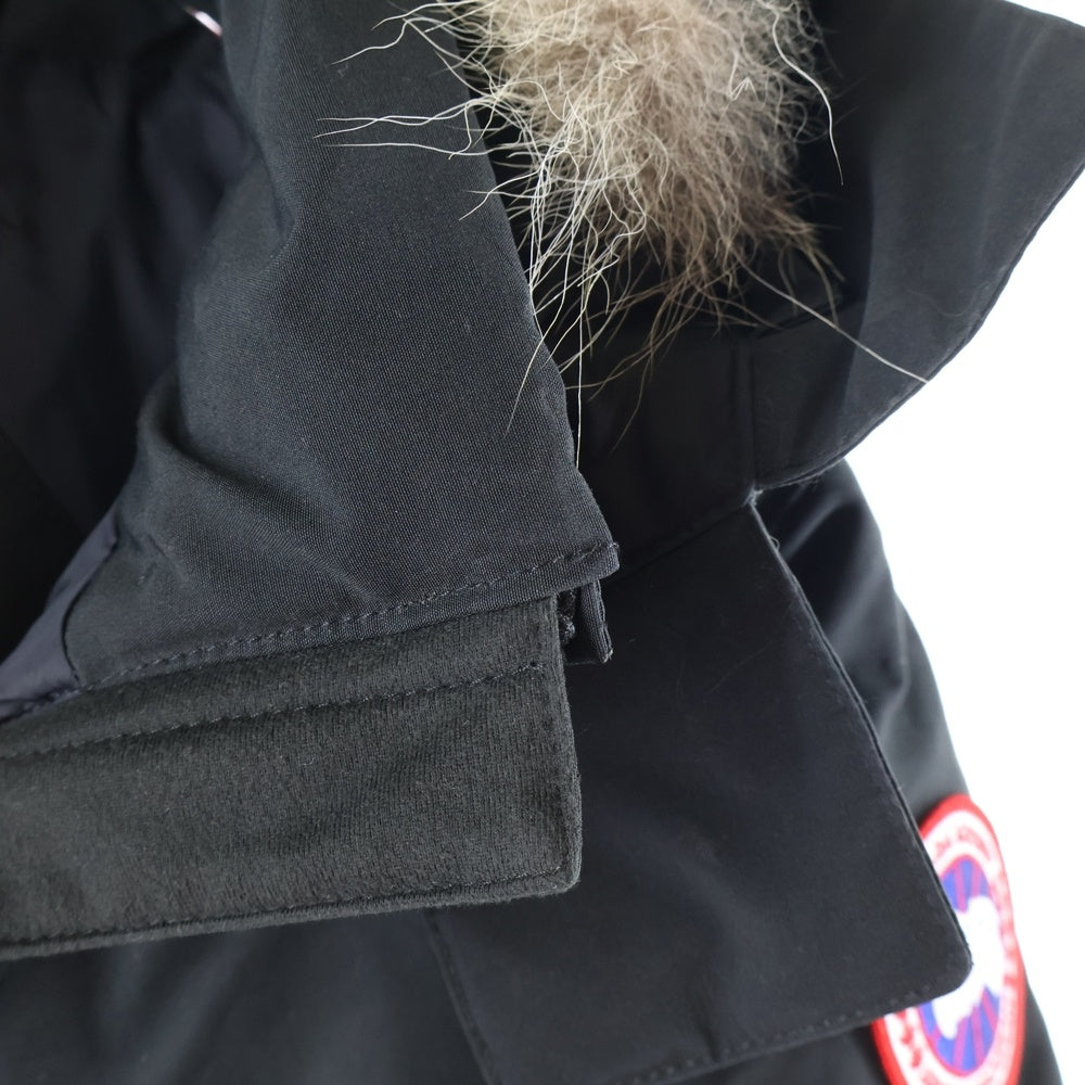 CANADA GOOSE(カナダグース) CHELSEA PARKA チェルシーパーカー ジップアップフーデットファーダウンジャケット レディース ブラック 3804L