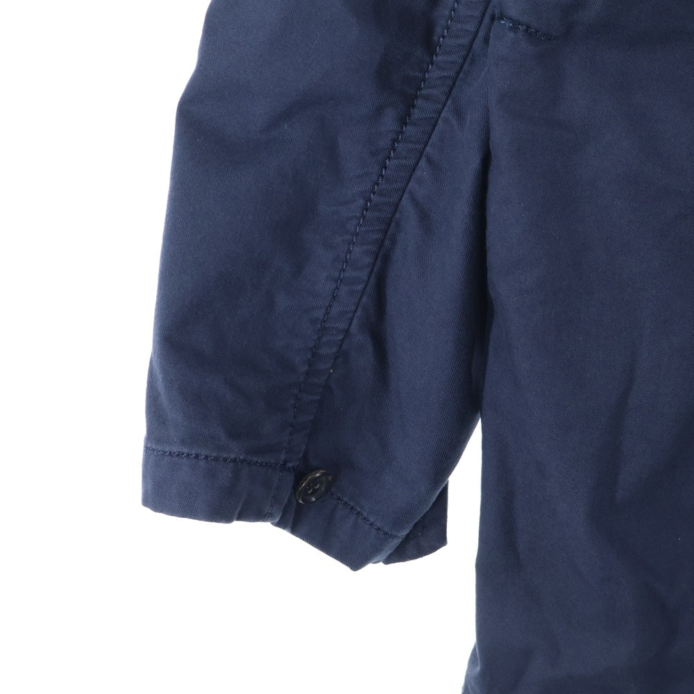 COMME des GARCONS HOMME(コムデギャルソンオム) 06AW AD2006 コットン フーデッド モッズコート ネイビー HR-C018