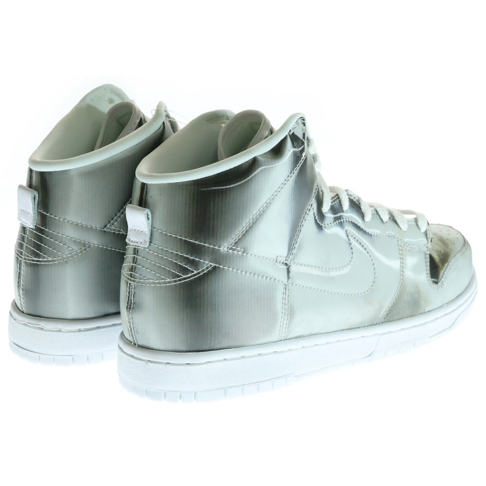 NIKE(ナイキ) ×CLOT DUNK HIGH SILVER FLIX クロット ダンク シルバーフラックス ハイカットスニーカー シルバー US9.5/27.5cm DH4444-900
