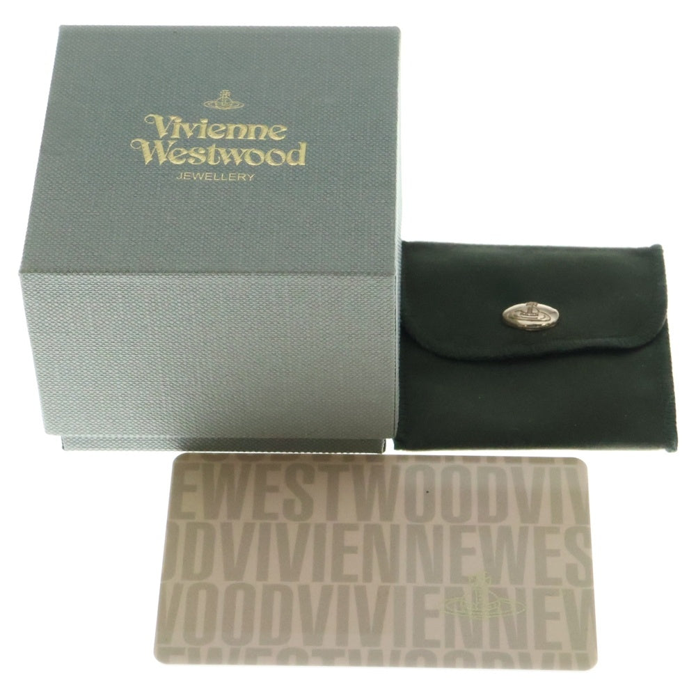 Vivienne Westwood(ヴィヴィアンウエストウッド) MINI BAS RELIEF ミニ バス リリーフ 土星モチーフ ネックレス シルバー