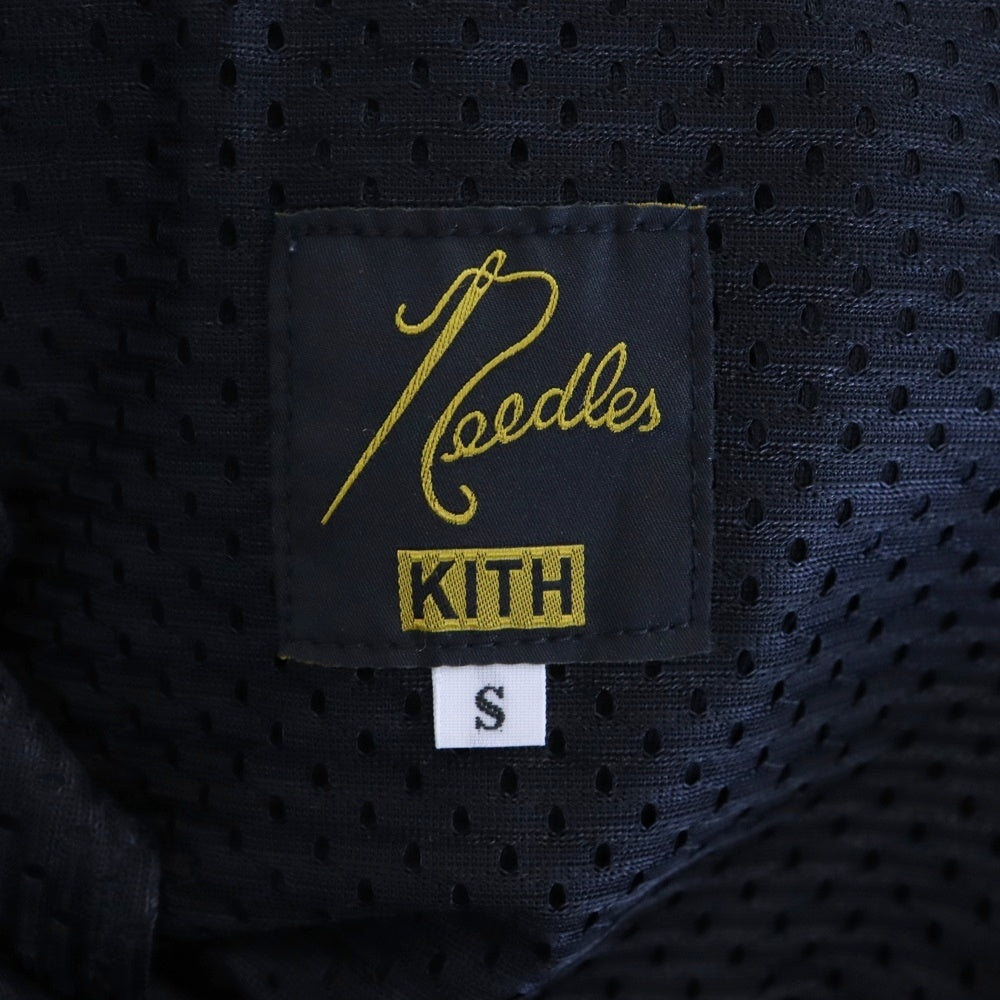 KITH(キス) ×Needles Double Knit Track Pant ニードルス ダブルニット サイドライン トラックパンツ ブラック LQ355