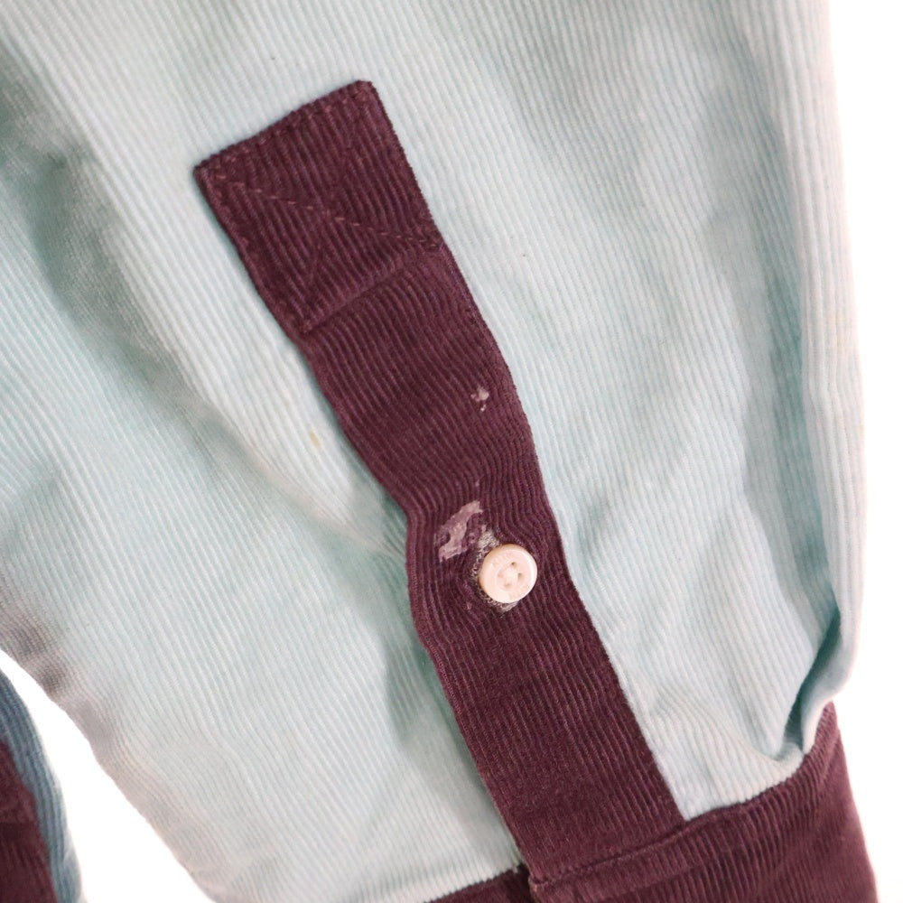 KITH(キス) 22AW Patchwork Cord Ludlow Shirt Pimento パッチワークコーデュロイ 長袖シャツ マルチカラー KHM030670
