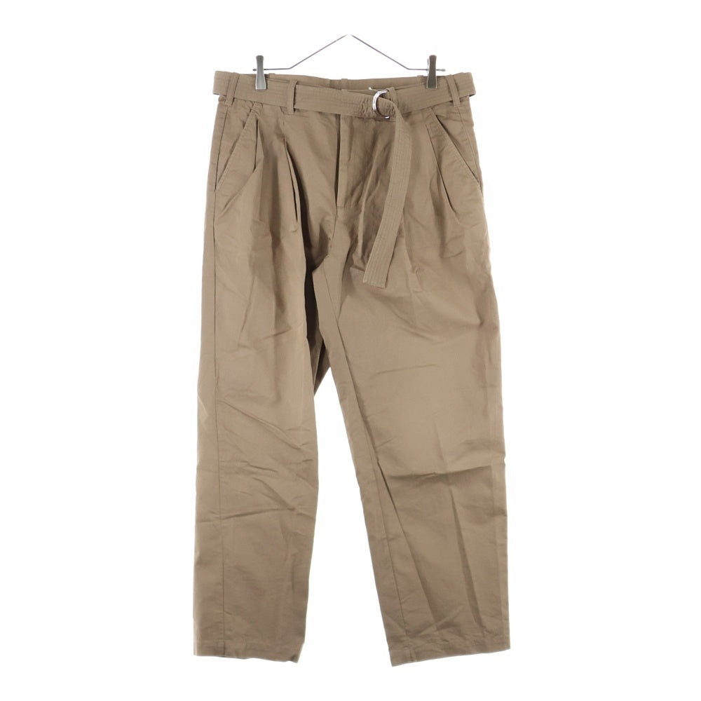 KITH(キス) 23SS Montrose Belted Pant モントローズ ベルトパンツ ブラウン KHM060279