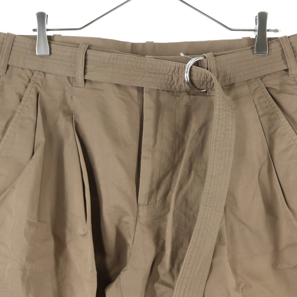 KITH(キス) 23SS Montrose Belted Pant モントローズ ベルトパンツ ブラウン KHM060279