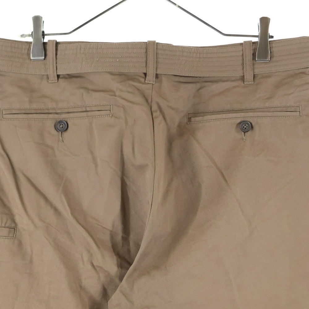 KITH(キス) 23SS Montrose Belted Pant モントローズ ベルトパンツ ブラウン KHM060279