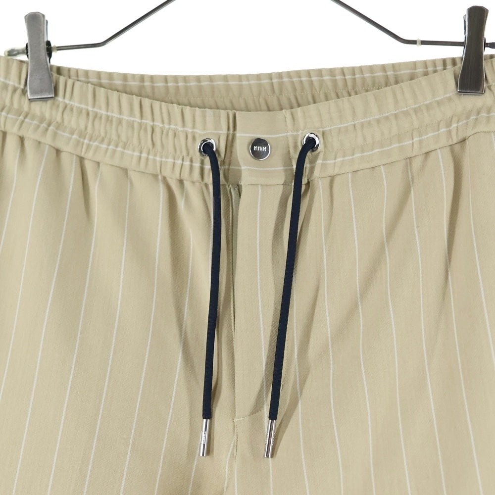 KITH(キス) 21AW ×Wilson Pinstripe Double Knit Pant ×ウィルソン ピンストライプ ダブルニット パンツ アイボリー KHM060077