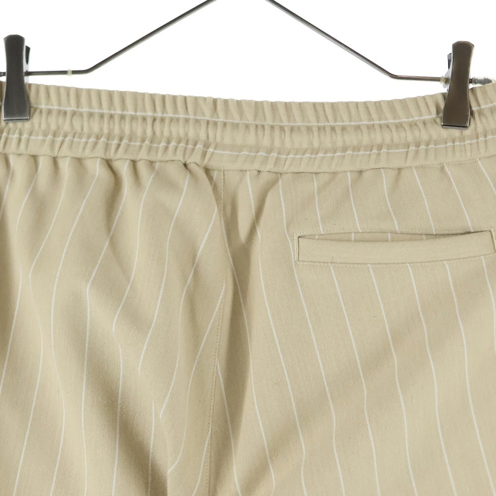 KITH(キス) 21AW ×Wilson Pinstripe Double Knit Pant ×ウィルソン ピンストライプ ダブルニット パンツ アイボリー KHM060077