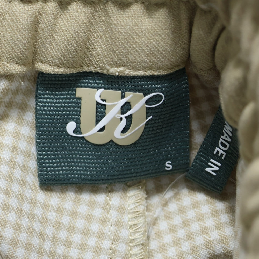 KITH(キス) 21AW ×Wilson Pinstripe Double Knit Pant ×ウィルソン ピンストライプ ダブルニット パンツ アイボリー KHM060077
