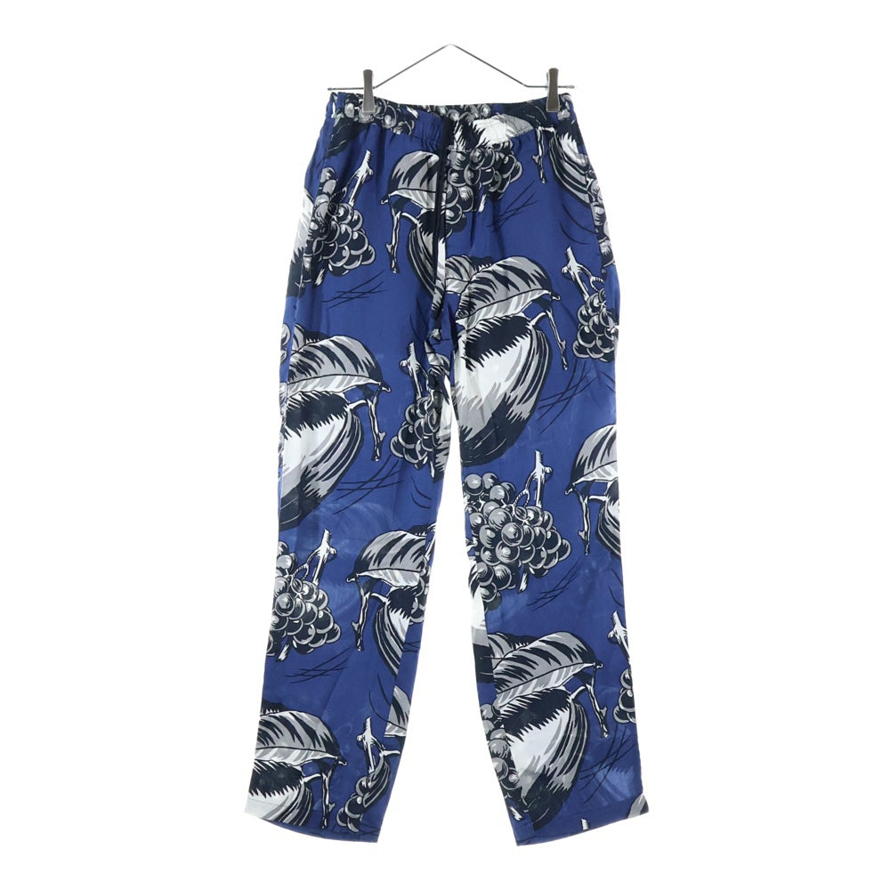 NOMA t.d.(ノーマティーディー) NOMA t.d. ノーマティーディー EASY PANTS ボタニカル柄 ドローストリング イージーパンツ レディース ブルー N31-BPT01