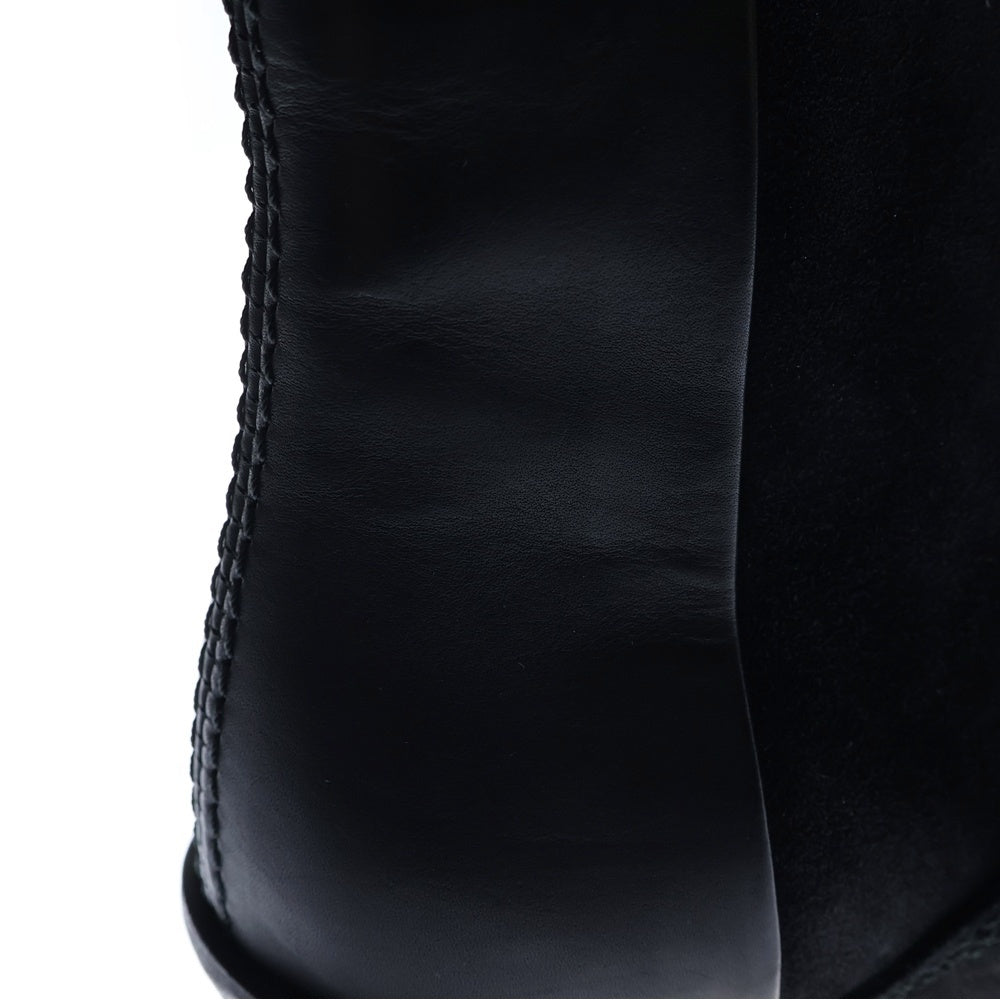 DIESEL(ディーゼル) DIESEL ハーネス装飾 スエード レザー ショート ブーツ ブラック