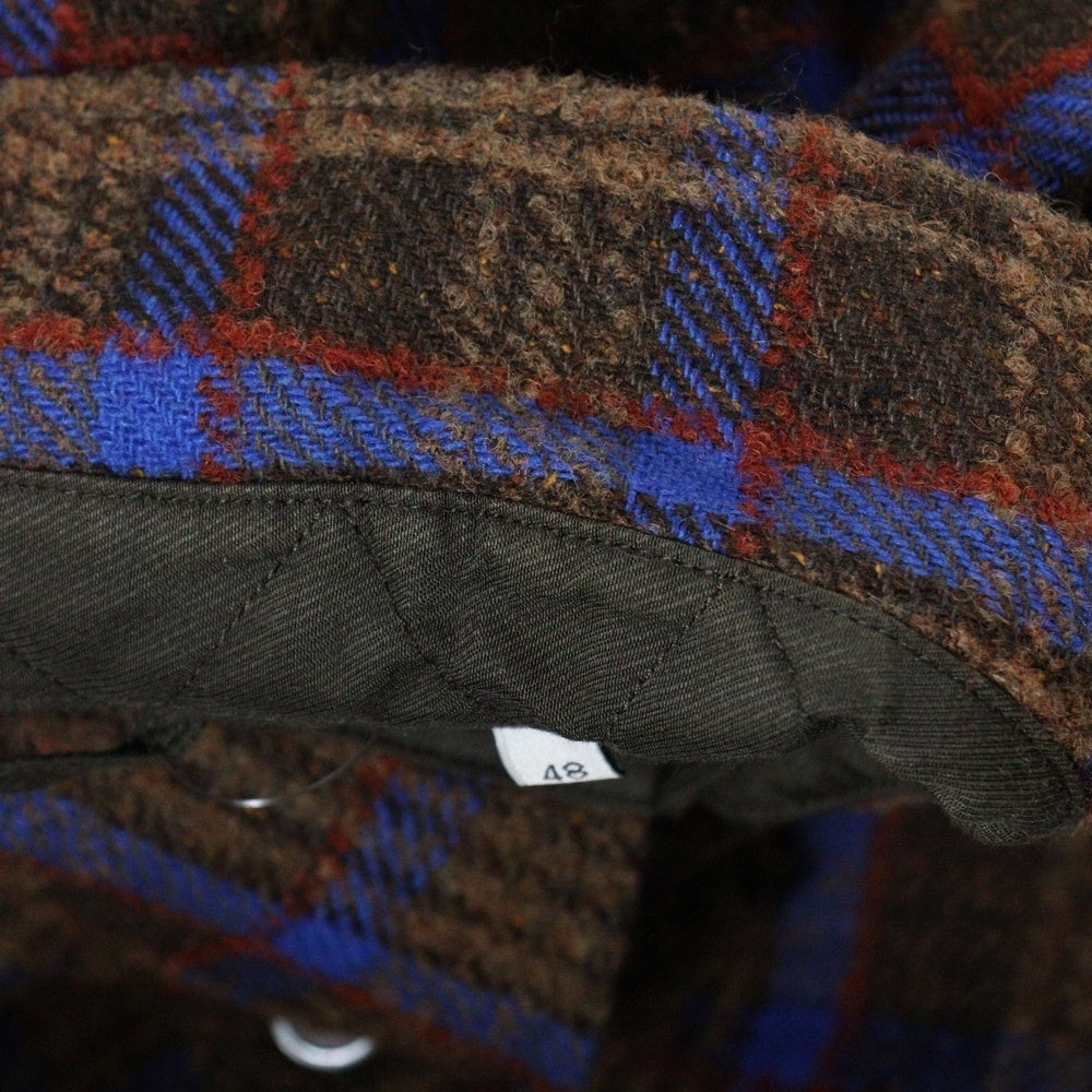 OUR LEGACY(アワーレガシー) 23AW ABOVE SHIRT Brown Pankow Check タータンチェック ブラッシュド アバヴ ロングスリーブ 長袖シャツ ブラウン M4232ABP
