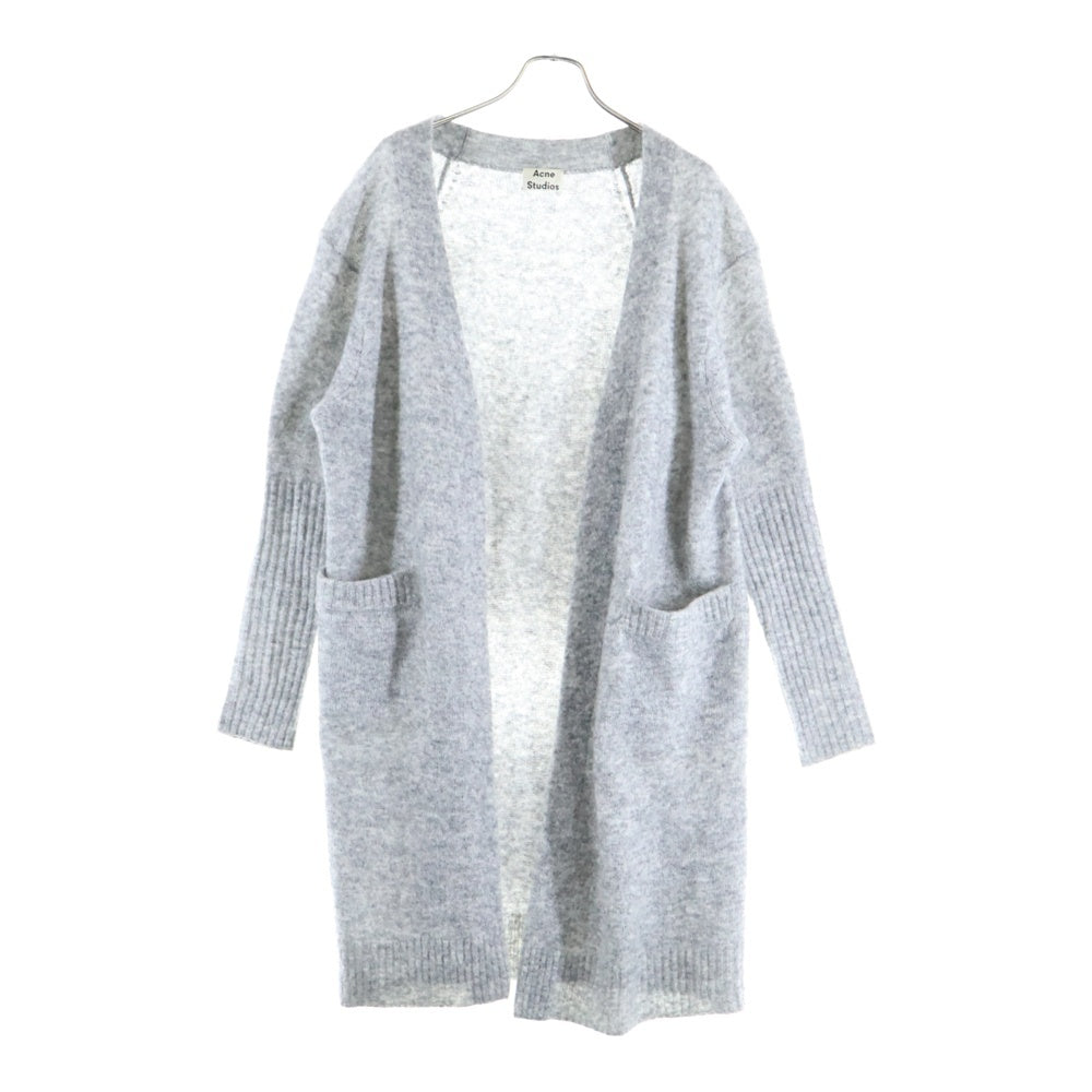 Acne Studios(アクネ ストゥディオズ) RAYA MOHAIR モヘア ニット ロングカーディガン グレー レディース 19MC53