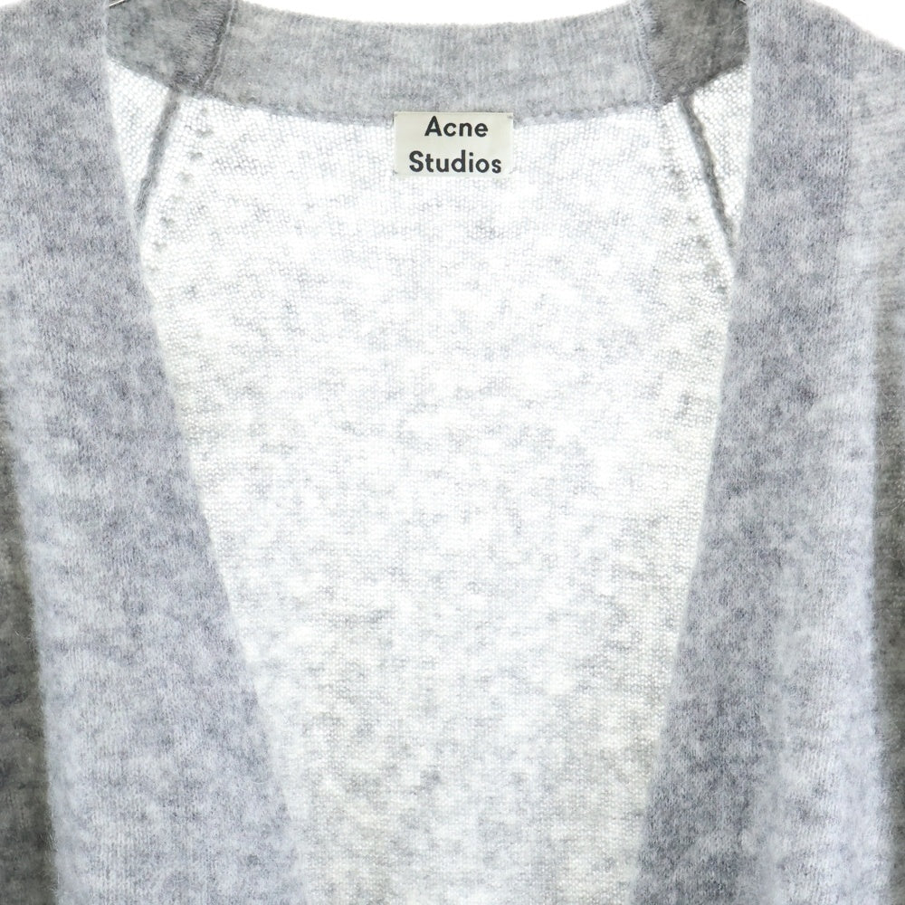 Acne Studios(アクネ ストゥディオズ) RAYA MOHAIR モヘア ニット ロングカーディガン グレー レディース 19MC53