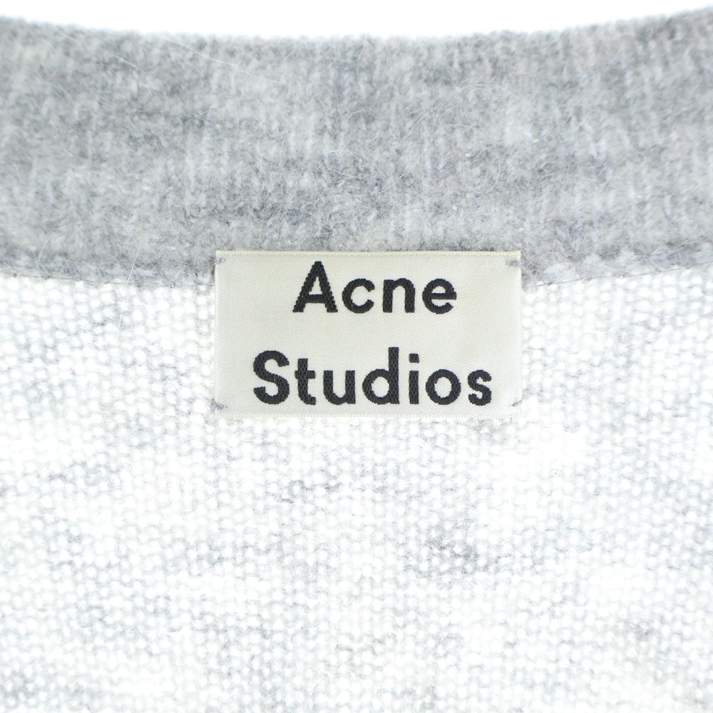 Acne Studios(アクネ ストゥディオズ) RAYA MOHAIR モヘア ニット ロングカーディガン グレー レディース 19MC53