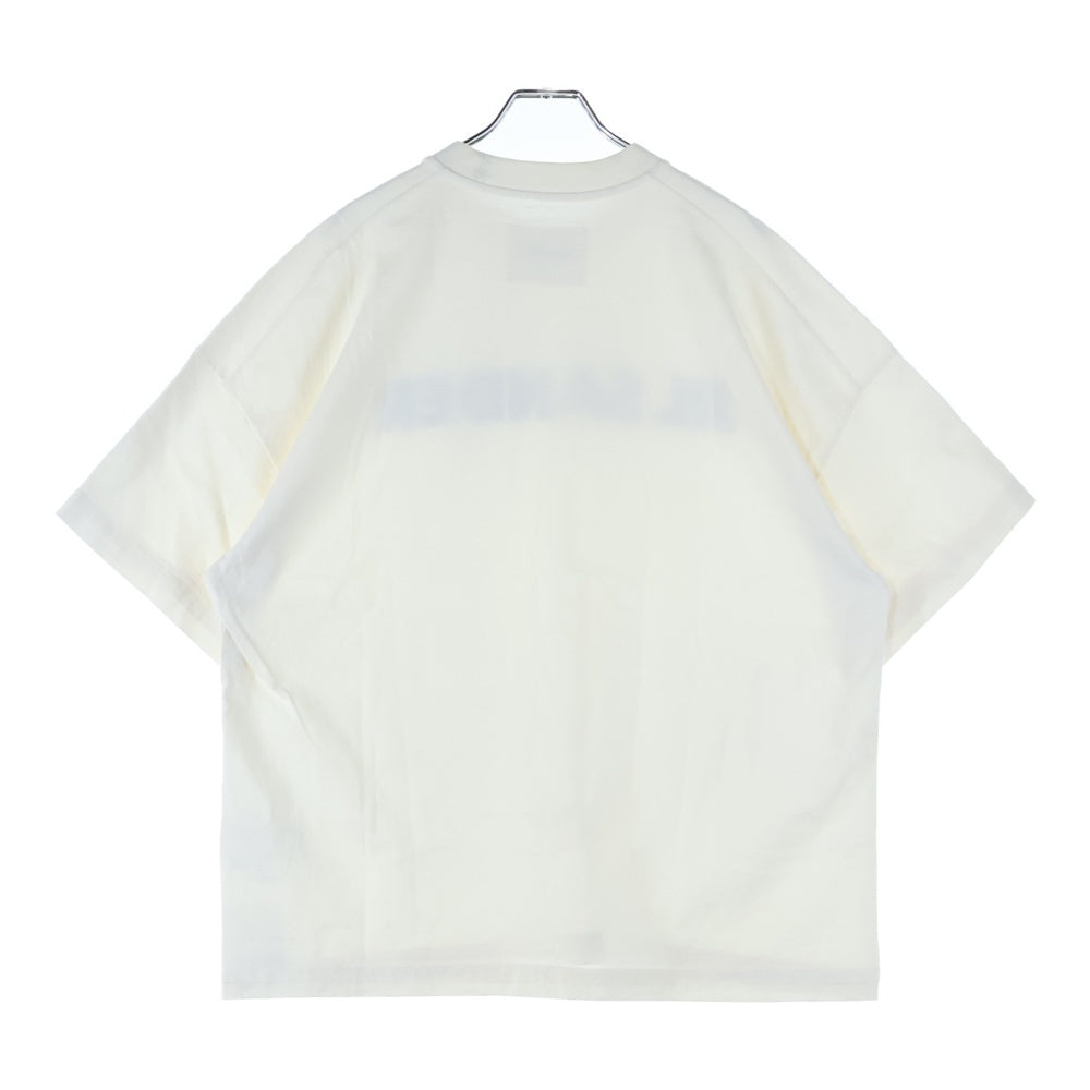 JIL SANDER(ジルサンダー) フロントロゴ クルーネック半袖Tシャツ カットソー ホワイト JSMU707045MU24870821