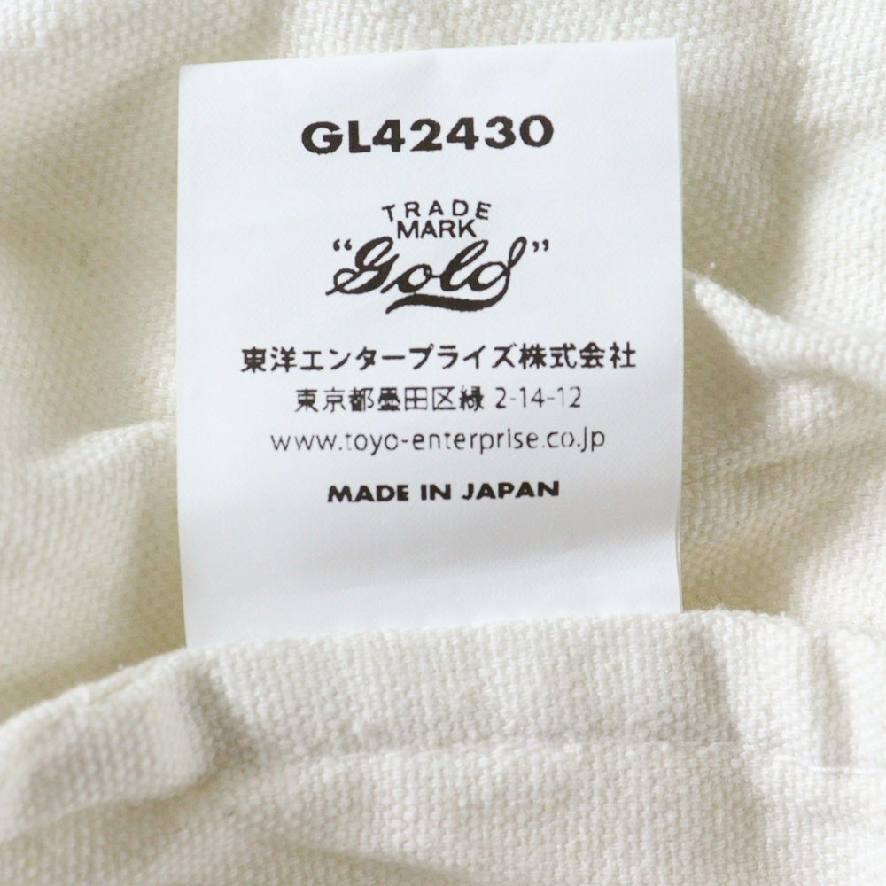 NO BRAND(ノーブランド) GOLD ゴールド COTTON/SILK NEP DUCK BALLOON PANTS コットンシルク イージー バルーンパンツ アイボリー GL42430