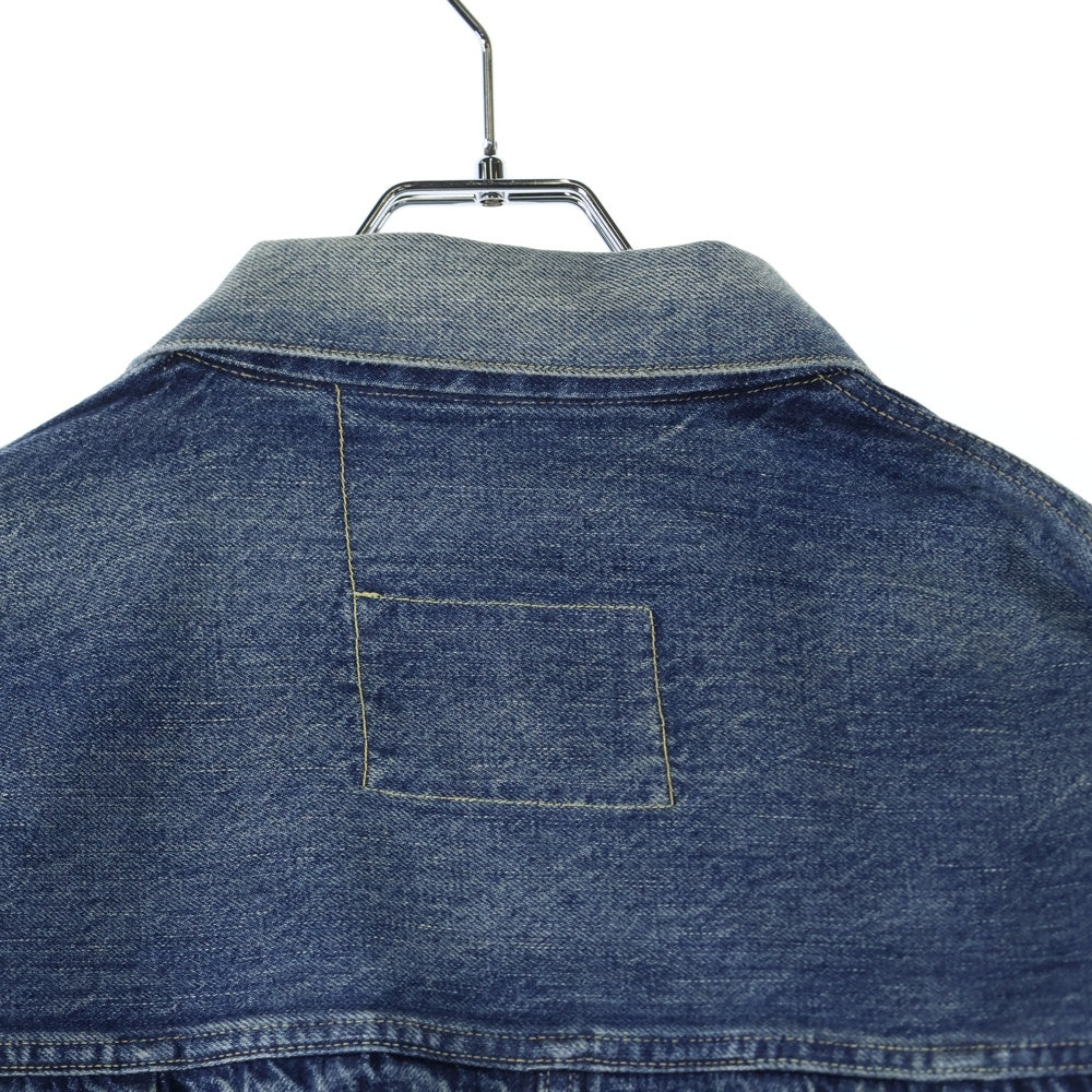 SAINT MICHAEL(セントマイケル) 25SS ×BerBerJin BJ_DENIM JACKET ベルベルジン VINTAGE加工 1stタイプ デニムトラックジャケット インディゴ SM-HR8-0000-C39