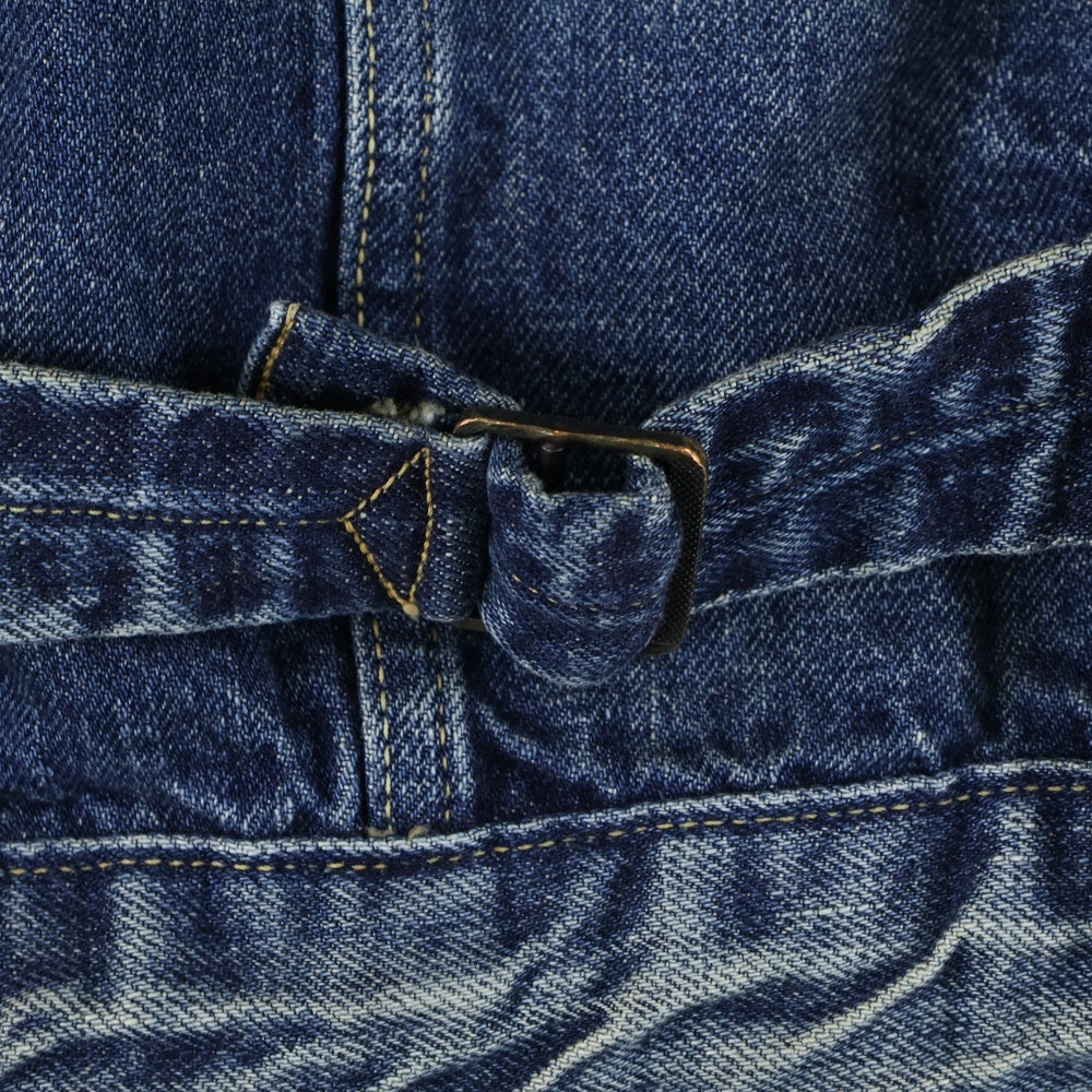 SAINT MICHAEL(セントマイケル) 25SS ×BerBerJin BJ_DENIM JACKET ベルベルジン VINTAGE加工 1stタイプ デニムトラックジャケット インディゴ SM-HR8-0000-C39