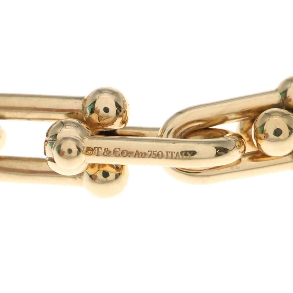 TIFFANY&Co(ティファニー) ハードウェア ミディアムリンク エクストララージ チェーンブレスレット K18YG イエローゴールド