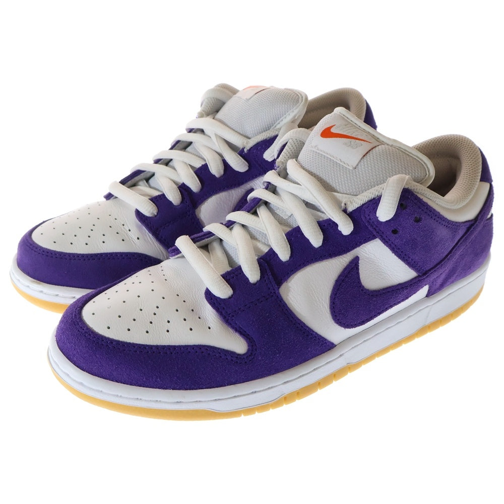 NIKE SB(ナイキエスビー) DUNK LOW PRO ISO ORANGE LABEL COURT PURPLE ダンク プロ ISO オレンジレーベル コートパープル ローカットスニーカー パープル/ホワイト US10/28cm DV5464-500