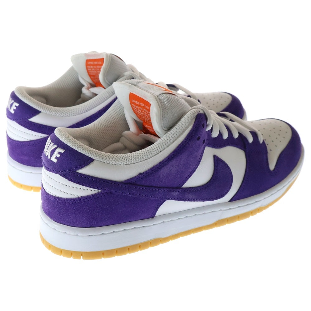 NIKE SB(ナイキエスビー) DUNK LOW PRO ISO ORANGE LABEL COURT PURPLE ダンク プロ ISO オレンジレーベル コートパープル ローカットスニーカー パープル/ホワイト US10/28cm DV5464-500