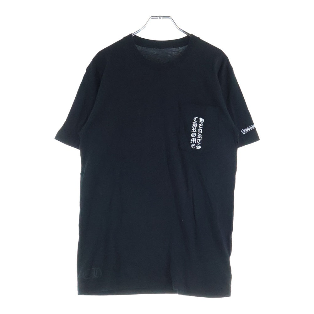 CHROME HEARTS(クロムハーツ) CH T-SHRT LTD 東京 スクロールラベルプリント 半袖Tシャツ カットソー ブラック