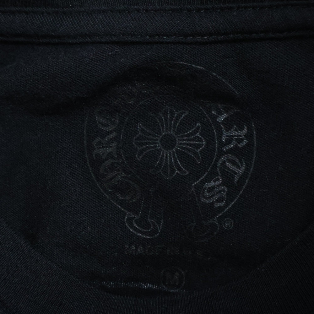 CHROME HEARTS(クロムハーツ) CH T-SHRT LTD 東京 スクロールラベルプリント 半袖Tシャツ カットソー ブラック