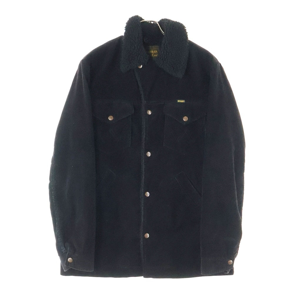 Wrangler(ラングラー) WRANGE COAT コーデュロイ ボア ランチコート ブラック