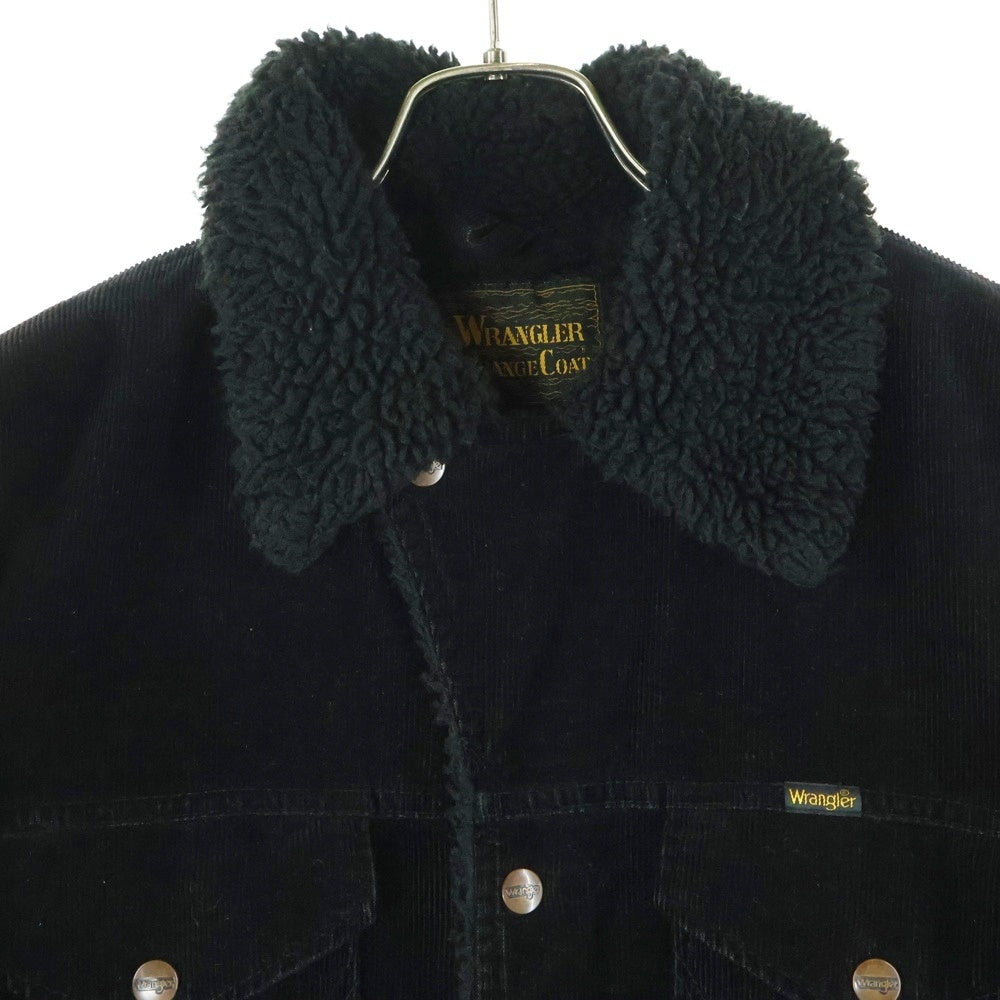 Wrangler(ラングラー) WRANGE COAT コーデュロイ ボア ランチコート ブラック