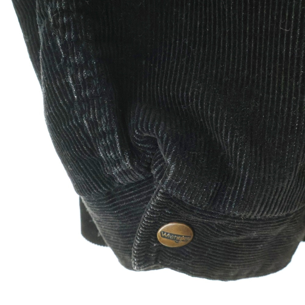 Wrangler(ラングラー) WRANGE COAT コーデュロイ ボア ランチコート ブラック