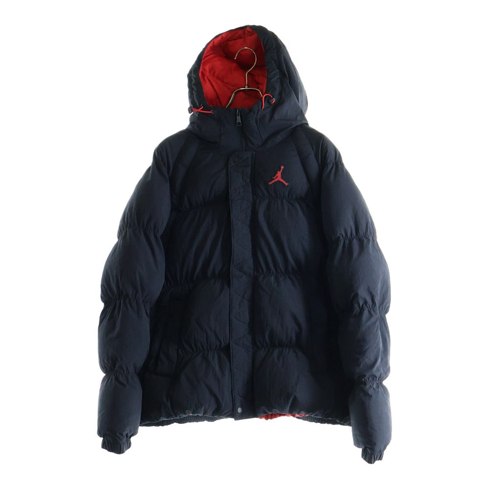 NIKE(ナイキ) JORDAN BRAND AS M J ESS PUFFER JACKET ジョーダン ナイロンジップアップパファージャケット ブラック DQ7349-010