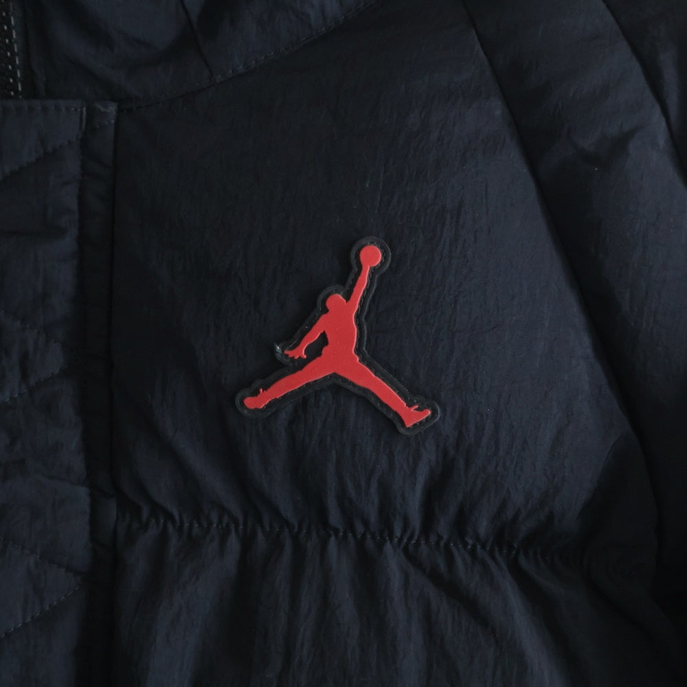 NIKE(ナイキ) JORDAN BRAND AS M J ESS PUFFER JACKET ジョーダン ナイロンジップアップパファージャケット ブラック DQ7349-010