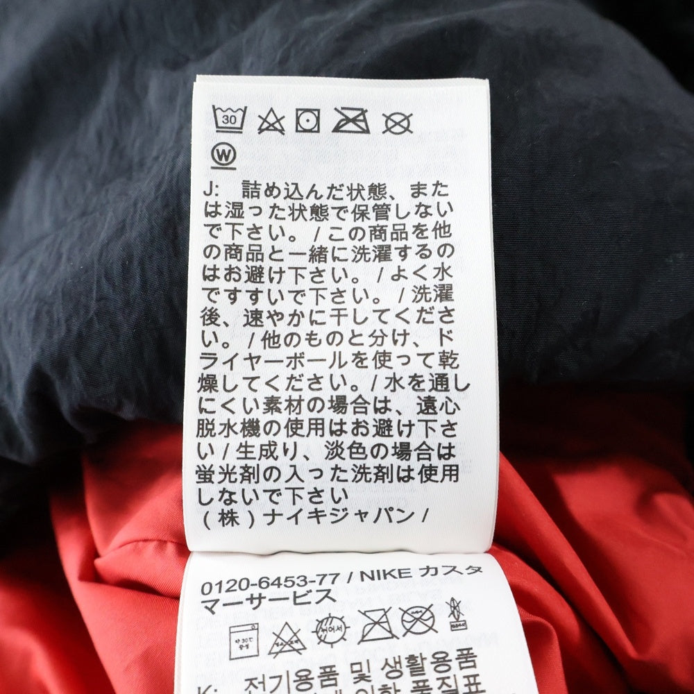 NIKE(ナイキ) JORDAN BRAND AS M J ESS PUFFER JACKET ジョーダン ナイロンジップアップパファージャケット ブラック DQ7349-010