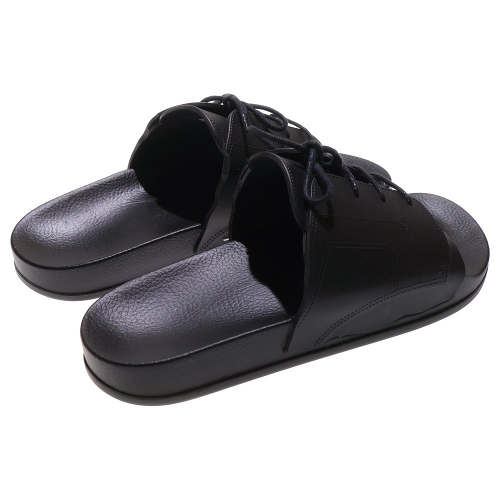 Maison Margiela 22(メゾンマルジェラ) レースアップ スライドサンダル ブラック レディース