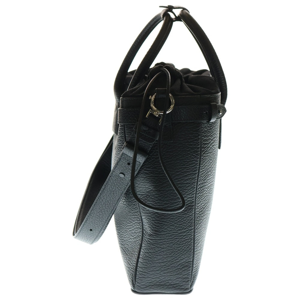 Maison Margiela 11(メゾンマルジェラ11) 5AC 2WAYバッグ トートバッグ ショルダーバッグ レザー ブラック SB1WD0001