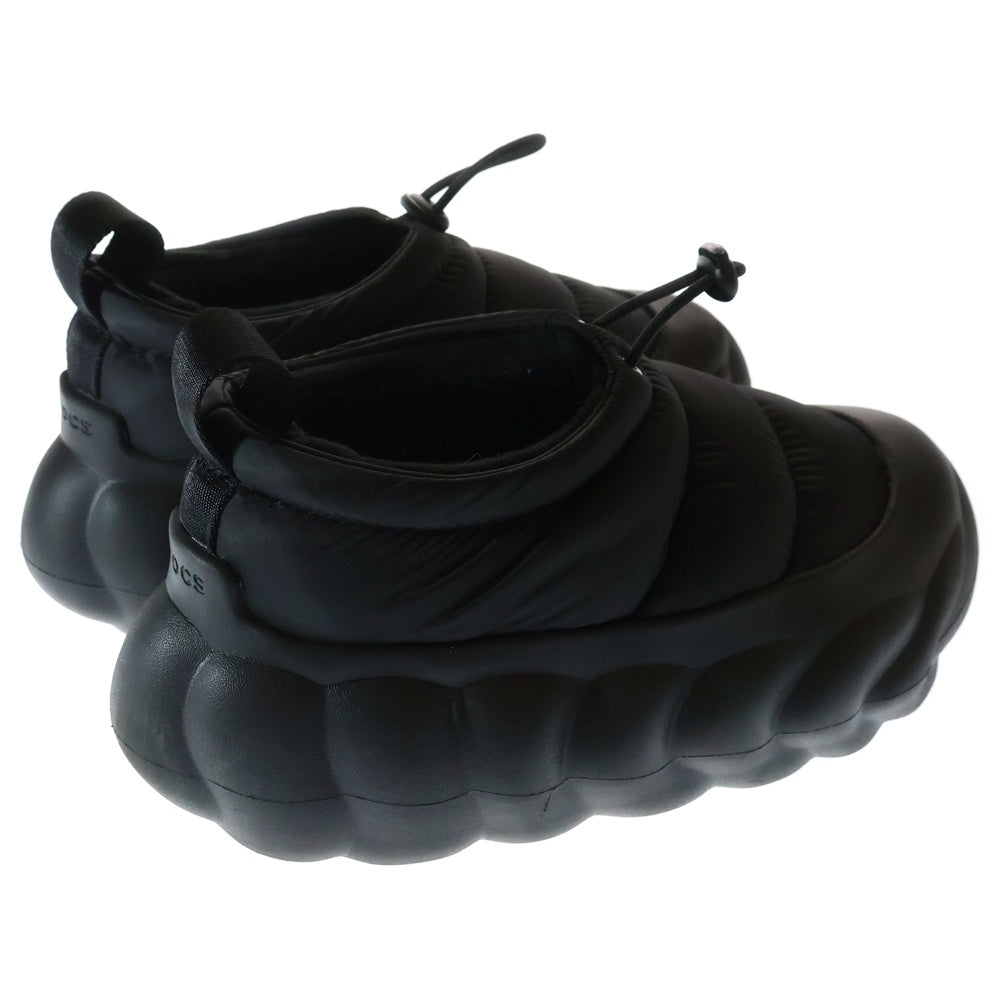 Crocs(クロックス) OVER PUFF SHORTY オーバーパフショーティー 厚底サンダル レディース ブラック