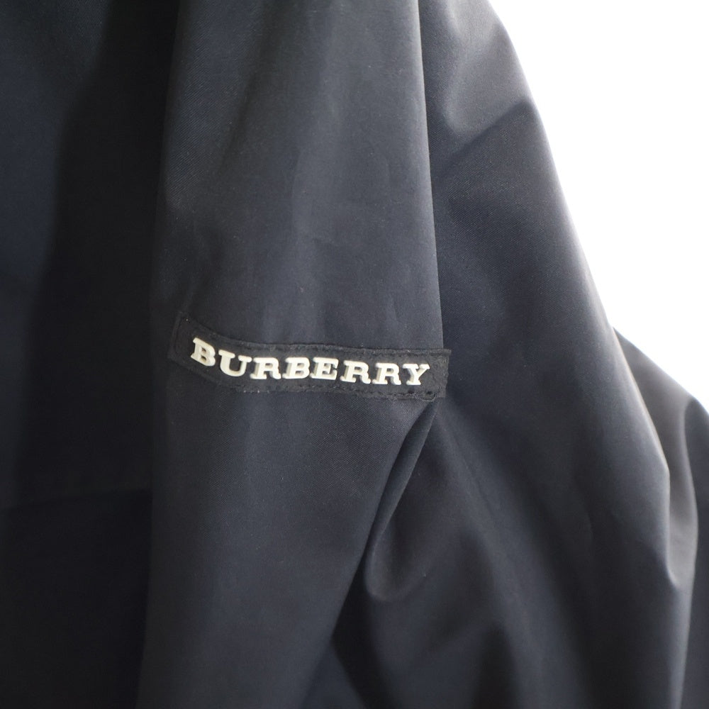 BURBERRY(バーバリー) GOLF ゴルフ ラバーロゴ 裏地 ノバチェック ジップアップ ジャケット ブラック BFP40-060-09