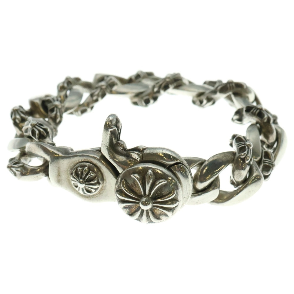CHROME HEARTS(クロムハーツ) FNCY CHN LNK ファンシーリンククリップブレスレット 14リンク シルバー BCA145