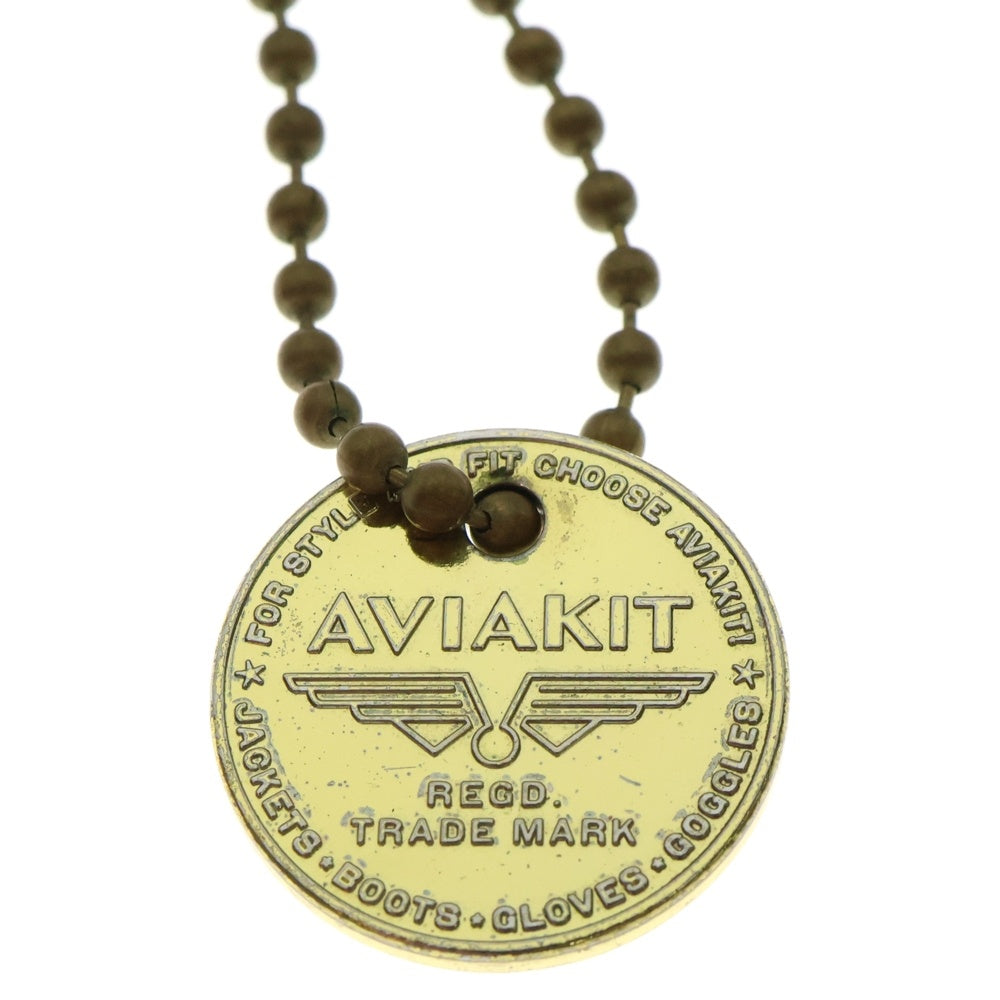 Lewis Leathers(ルイスレザー) KEY RING COIN PENDANT キーリング コインペンダント ネックレス ゴールド
