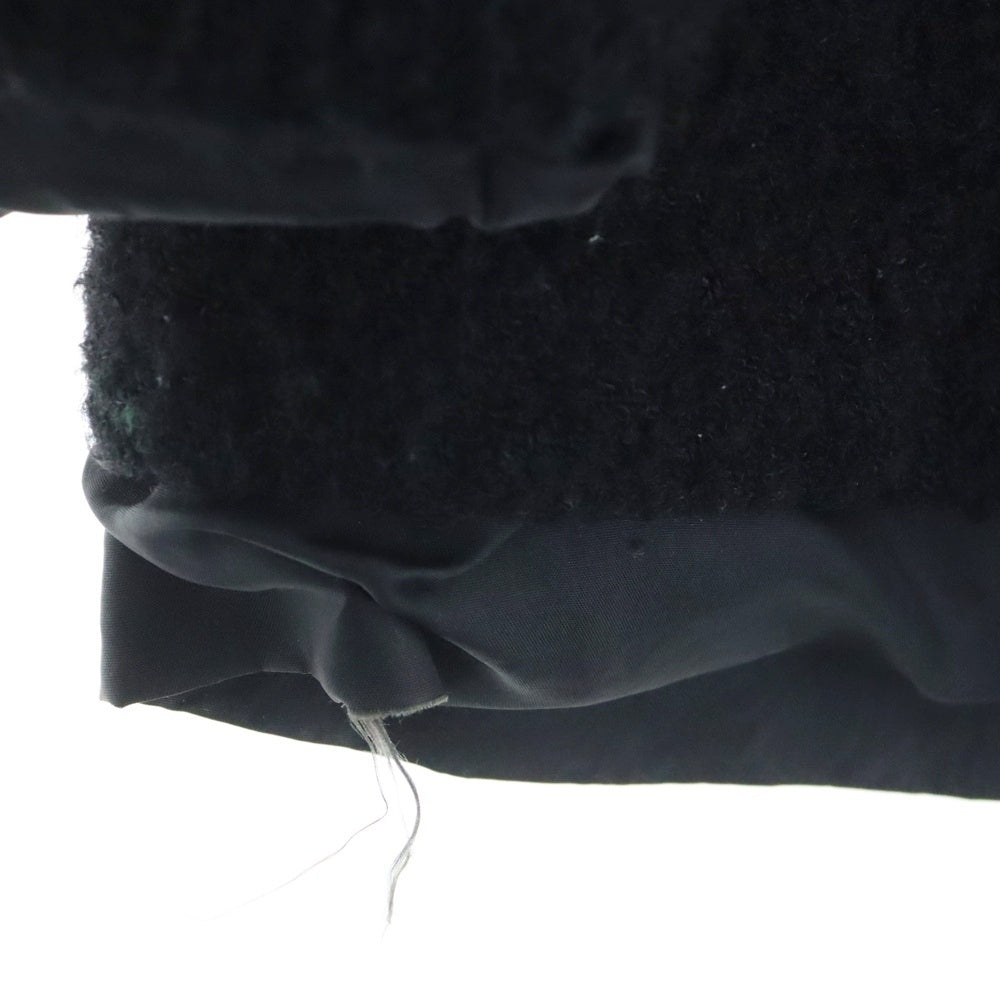 tricot COMME des GARCONS(トリコ コム デ ギャルソン) 06AW ウール混 ショート丈 ボタンジャケット ピーコート ブラック TR-J022 AD2006