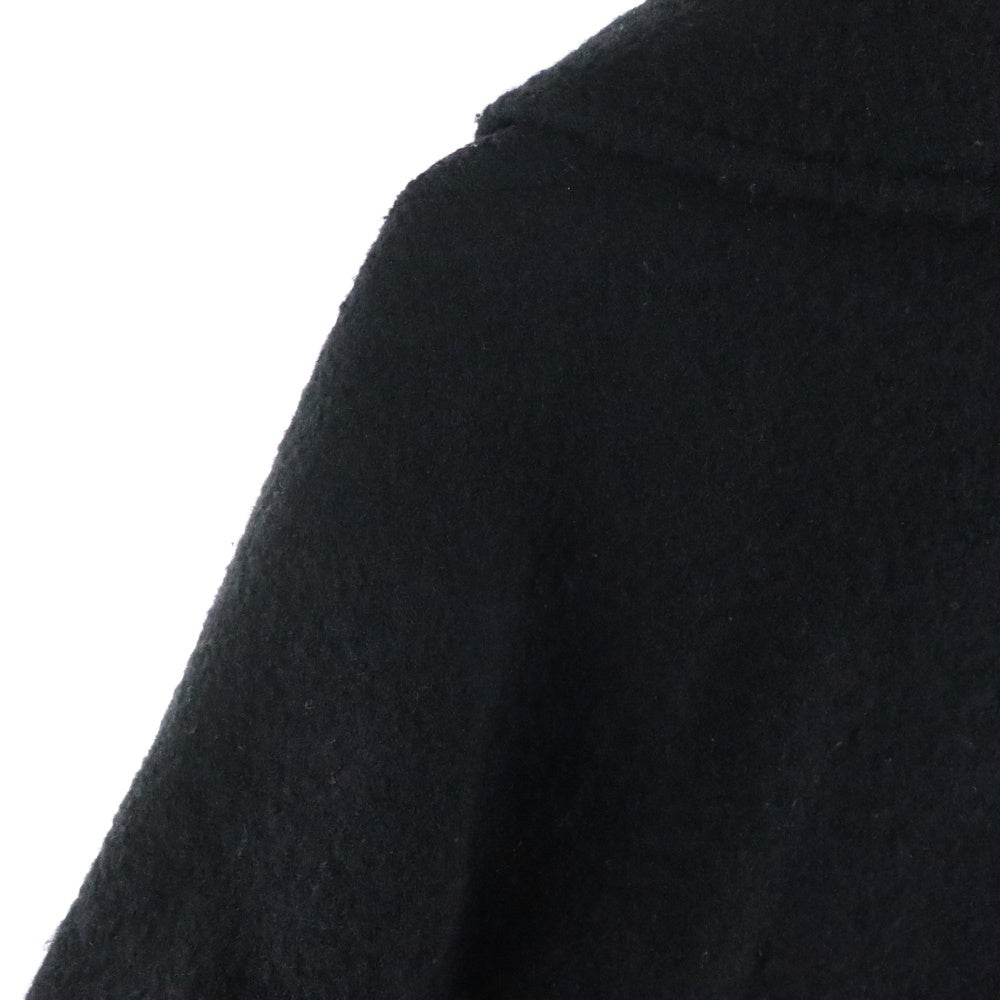 tricot COMME des GARCONS(トリコ コム デ ギャルソン) 06AW ウール混 ショート丈 ボタンジャケット ピーコート ブラック TR-J022 AD2006